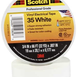 Taśma izolacyjna Scotch Scotch® 35 SCOTCH35-19X20WH Scotch™ 35 (D x S) 20 m x 19 mm 20 m 1 szt. Taśma izolacyjna Scotch Scotch® 35 SCOTCH35-19X20WH Scotch™ 35 (D x S) 20 m x 19 mm 20 m 1 szt.