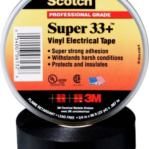 Taśma izolacyjna Scotch Scotch® SUPER33+-19X33 (D x S) 33 m x 19 mm 33 m 1 szt. Taśma izolacyjna Scotch Scotch® SUPER33+-19X33 (D x S) 33 m x 19 mm 33 m 1 szt.