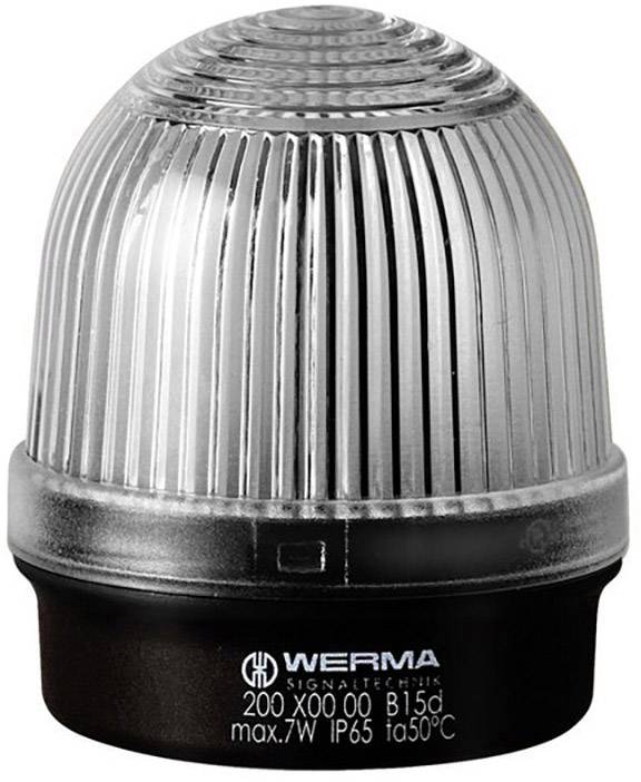 Werma Signaltechnik Sygnalizator świetlny 200.400.00 200.400.00 biały światło ciągłe 12 V/AC, 12 V/DC, 24 V/AC, 24 V/DC,