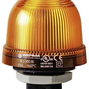 Werma Signaltechnik Sygnalizator świetlny 815.300.00 815.300.00 żółty światło ciągłe 12 V/AC, 12 V/DC, 24 V/AC, 24 V/DC,
