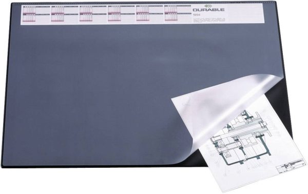 Durable 7204 720401 Podkładka na biurko czarny (S x W) 65 cm x 52 cm