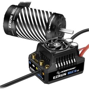 Zestaw napędowy bezszczotkowy do modeli RC Hobbywing Ezrun MAX10 G2 140A Combo mit 3665SD-3200kV 1 szt. Zestaw napędowy bezszczotkowy do modeli RC Hobbywing Ezrun MAX10 G2 140A Combo mit 3665SD-3200kV 1 szt.
