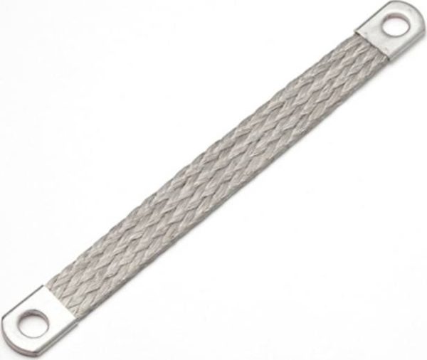 Taśma uziemiająca Hebotec 5-KT016050008C, 500 mm, Przekrój 16 mm ², długość 500 mm, otwór M8Materiał: Miedź ocynowanaBez
