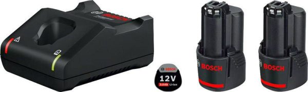 Bosch Professional 1600A019RD GAL 12V-40 + 2x GBA 12V 3.0Ah Ładowarka i akumulator do elektronarzędzi 12 V 3 Ah Li-Ion
