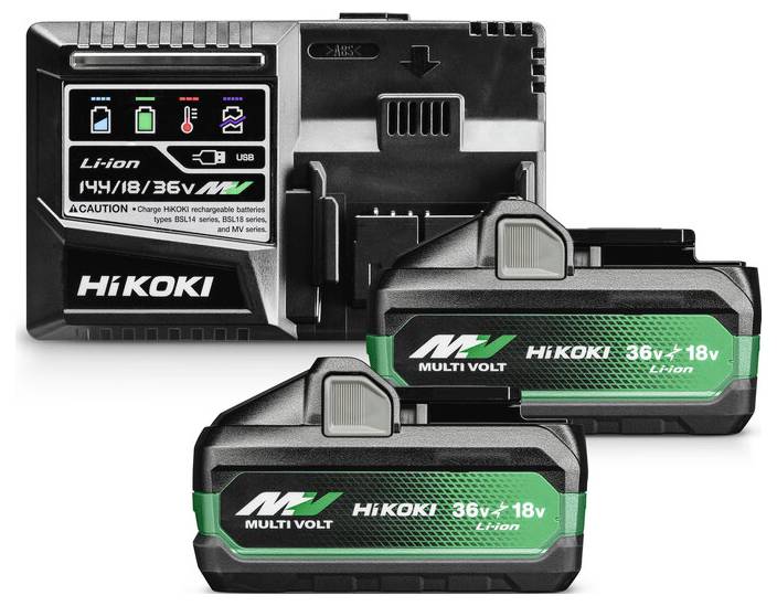 HiKOKI UC18YSL3WJZ Ładowarka i akumulator do elektronarzędzi 18 V, 36 V 4 Ah, 8 Ah - obrazek 1