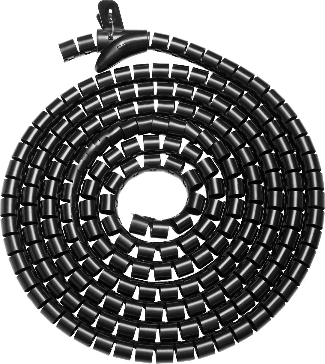 Digitus Wąż spiralny tworzywo sztuczne, PET czarny elastyczne 5000 mm (D x S x W) 5000 x 30 x 30 mm 1 szt. DA-90508 - obrazek 1