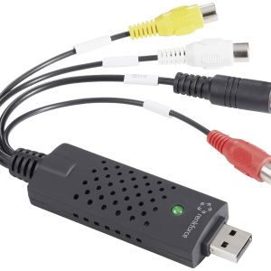 Video grabber Renkforce RF-VC-120 zawiera oprogramowanie do edycji video, Plug & Play