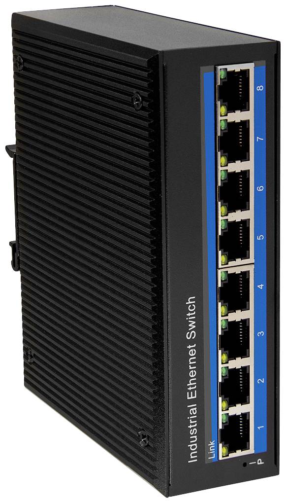 LogiLink NS201P NS201P Switch przemysłowy Ethernet 8 10 / 100 MBit/s funkcja PoE