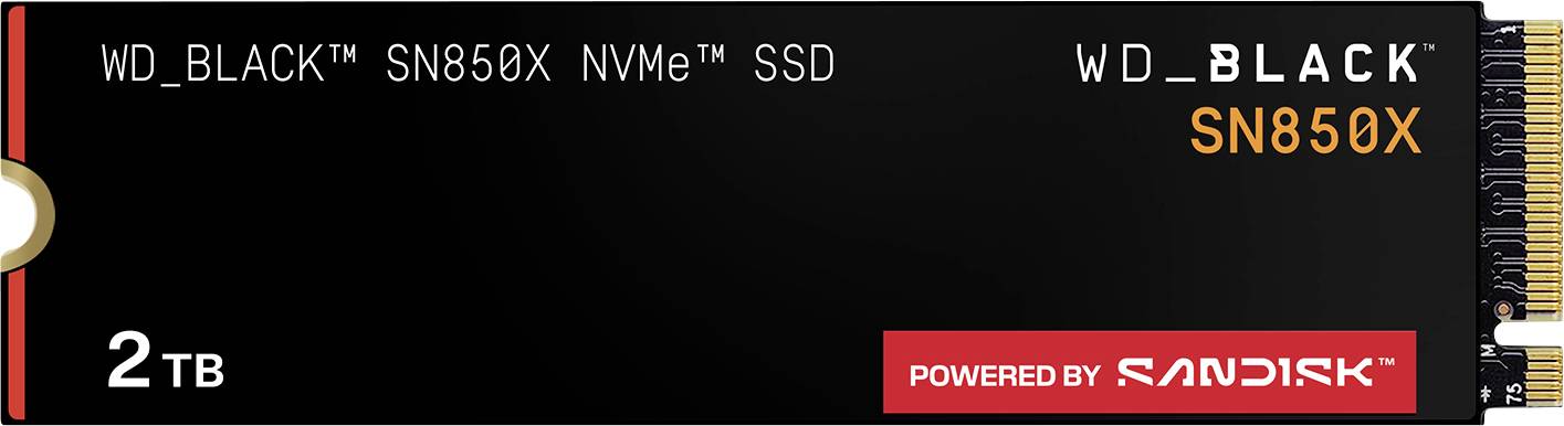 Dysk wewnętrzny SSD NVMe/PCIe M.2 2 TB Western Digital WD_Black™ SN850X M.2 NVMe PCIe 4.0 x4 Produkt nowy - obrazek 1