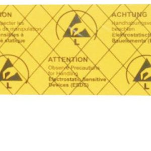 BJZ Taśma klejąca ESD 50 m żółty, czarny (D x S) 50 m x 50 mm C-195 005-PP BJZ Taśma klejąca ESD 50 m żółty, czarny (D x S) 50 m x 50 mm C-195 005-PP