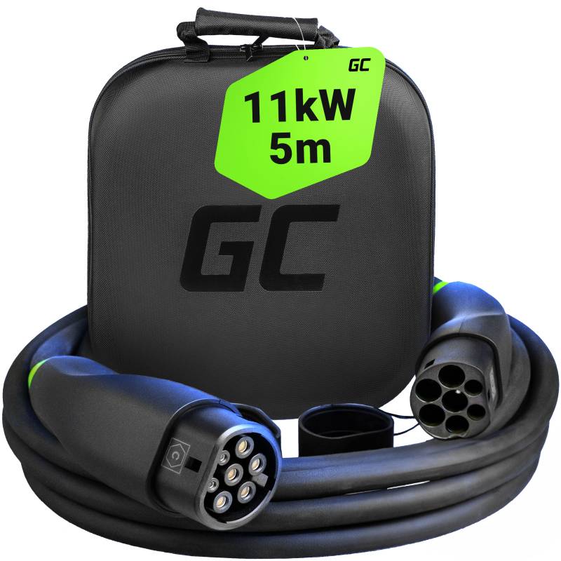 Kabel do ładowania samochodów elektrycznych Green Cell GC-EVKABGC03 5 m odporność na wodę - obrazek 1
