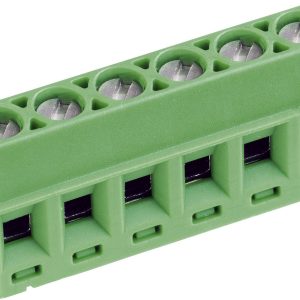 Złącze skręcane PTR AKZ602/8-3.81-V, 8 pin, RM 3,81 mm, 1,5 mm2, 13,5 A, 130 V, zielone