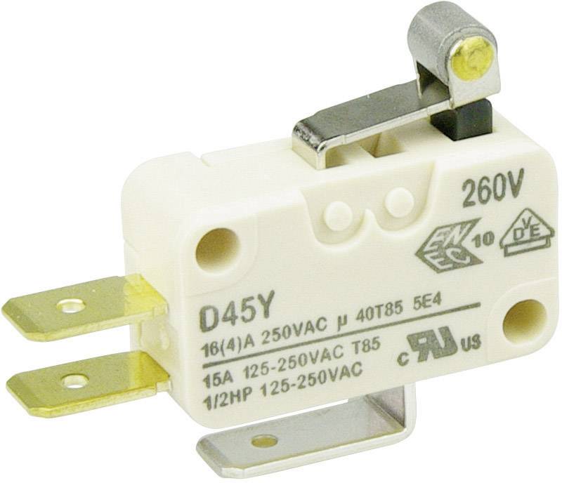 Mikroprzełącznik D453-V1RA 250 V/AC 16 A 1 x wł/(wł) ZF chwilowy 1 szt. - obrazek 1