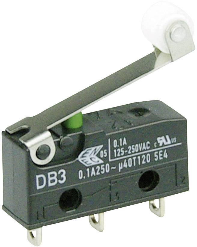 Mikroprzełącznik DB3C-A1RC 250 V/AC 0.1 A 1 x wł/(wł) ZF chwilowy 1 szt. - obrazek 1