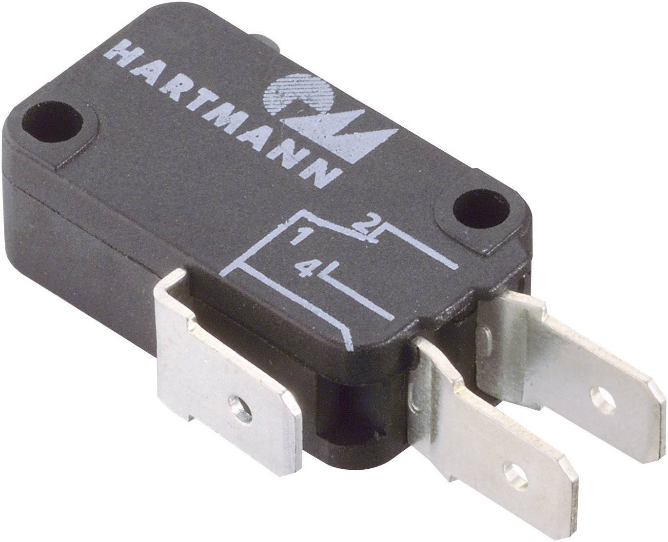 PTR Hartmann 04G01B01X01A Mikroprzełącznik 04G01B01X01A, 1 NO, 1 x wył/(wł), 250 V/AC, 16 A, 1 szt. - obrazek 1