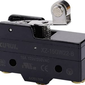Mikroprzełącznik 250 V DC/AC 15 A 1 x włącz / (włącz) XZ-15GW22-B chwilowy 1 szt. Mikroprzełącznik 250 V DC/AC 15 A 1 x włącz / (włącz) XZ-15GW22-B chwilowy 1 szt.