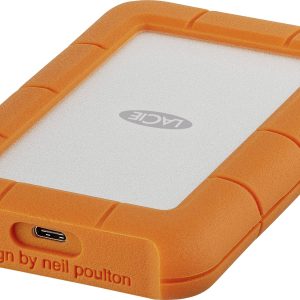 LaCie Rugged 1 TB Zewnętrzny dysk twardy 6,35 cm (2,5”) USB-C® srebrny, pomarańczowy STFR1000800 LaCie Rugged 1 TB Zewnętrzny dysk twardy 6,35 cm (2,5”) USB-C® srebrny, pomarańczowy STFR1000800