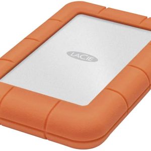 LaCie Rugged Mini 5 TB Zewnętrzny dysk twardy 6,35 cm (2,5”) USB 3.2 Gen 1 srebrny, pomarańczowy STJJ5000400 LaCie Rugged Mini 5 TB Zewnętrzny dysk twardy 6,35 cm (2,5”) USB 3.2 Gen 1 srebrny, pomarańczowy STJJ5000400