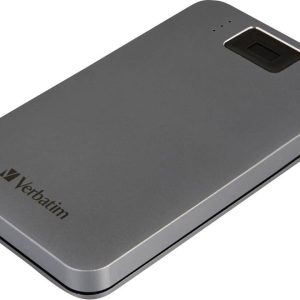 Verbatim Executive Fingerprint Secure 2 TB Zewnętrzny dysk twardy 6,35 cm (2,5”) USB 3.2 Gen 1 szary 53653