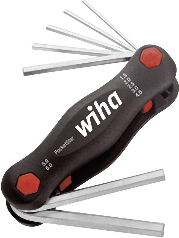 Wiha 351 klein 7tlg wewnętrzny sześciokąt Zestaw kluczy trzpieniowych 1.5 mm, 2 mm, 2.5 mm, 3 mm, 4 mm, 5 mm, 6 mm 7 szt