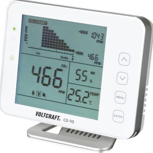 Miernik dwutlenku węgla VOLTCRAFT CO-110 0 – 5000 ppm Miernik dwutlenku węgla VOLTCRAFT CO-110 0 – 5000 ppm