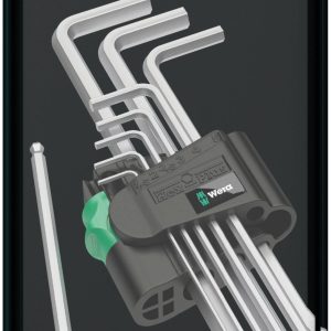 Wera 950 PKL/9 SM N SB wewnętrzny sześciokąt Zestaw kluczy trzpieniowych 1.5 mm, 2 mm, 2.5 mm, 3 mm, 4 mm, 5 mm, 6 mm, 8 Wera 950 PKL/9 SM N SB wewnętrzny sześciokąt Zestaw kluczy trzpieniowych 1.5 mm, 2 mm, 2.5 mm, 3 mm, 4 mm, 5 mm, 6 mm, 8