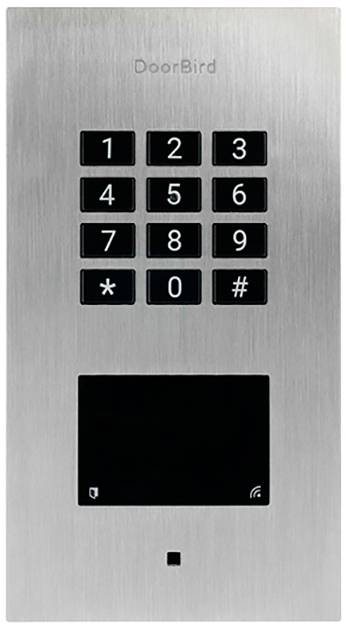 Klawiatura kodowa z RFID DoorBird 423872059 podtynkowy IP65 z podświetlaną klawiaturą