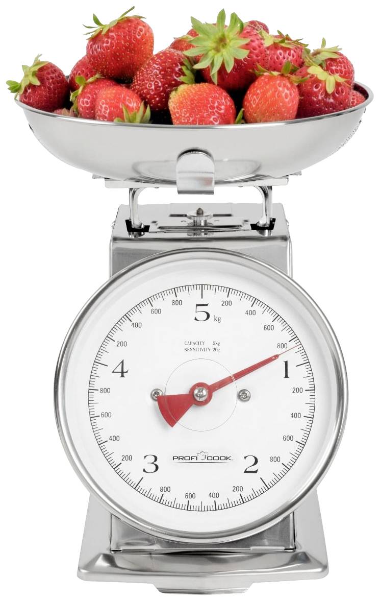Profi Cook PC-KW 1247 Waga kuchenna analogowy z miarką Zakres pomiaru maks.=5 kg stali szlachetnej 260 x 206 x 255 - obrazek 1