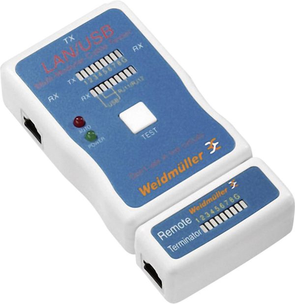 Weidmüller LAN USB TESTER 9205400000, ciągłość
