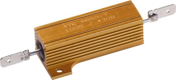 ATE Electronics RB50/7-10R-J Rezystor mocy 10 Ω wtykany prostokątny 50 W 5 % 1 szt.