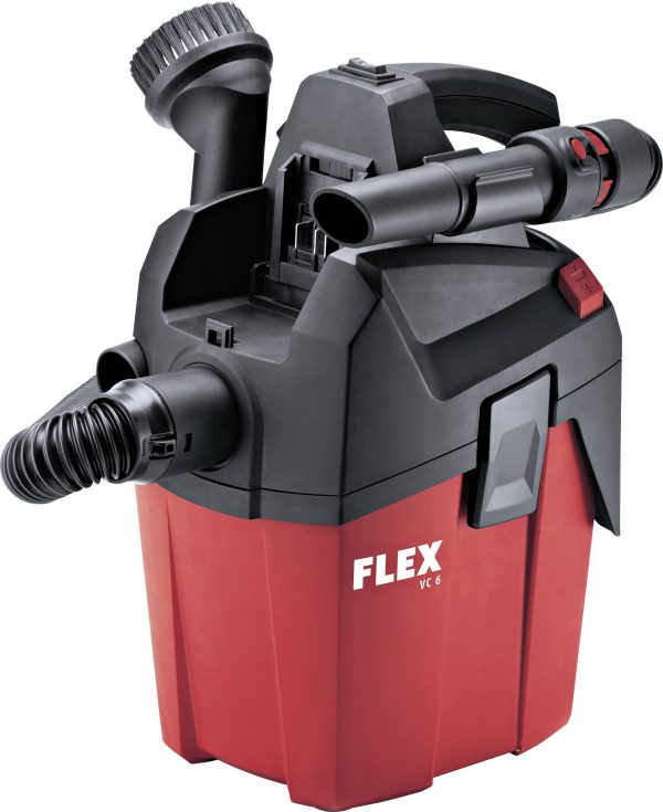 Bezprzewodowy odkurzacz do pracy na sucho i mokro Flex VC 6 L MC 18.0 481491 1400 l/min 6 l 1 szt.