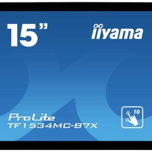 Iiyama ProLite TF1534MC-B7X Monitor EEK E (A – G) 38.1 cm (15 cal) 1024 x 768 px 4:3 8 ms DisplayPort, HDMI, VGA LCD (TN Iiyama ProLite TF1534MC-B7X Monitor EEK E (A – G) 38.1 cm (15 cal) 1024 x 768 px 4:3 8 ms DisplayPort, HDMI, VGA LCD (TN