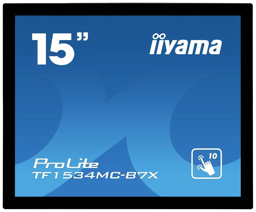 Iiyama ProLite TF1534MC-B7X Monitor EEK E (A - G) 38.1 cm (15 cal) 1024 x 768 px 4:3 8 ms DisplayPort, HDMI, VGA LCD (TN - obrazek 1