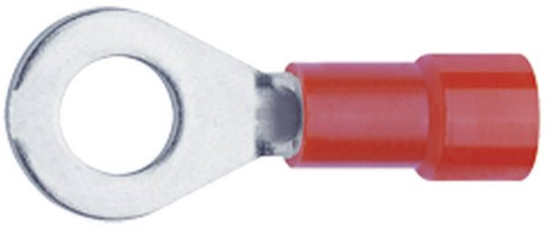 Końcówka kablowa oczkowa Klauke 6204, M4, 4.3 mm, 0.5 – 1 mm2
