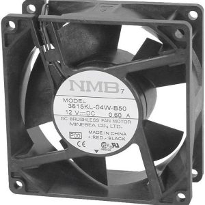 NMB Minebea 3610KL-05W-B50 Wentylator osiowy 24 V/DC 93 m³/h (D x S x W) 92 x 92 x 25 mm NMB Minebea 3610KL-05W-B50 Wentylator osiowy 24 V/DC 93 m³/h (D x S x W) 92 x 92 x 25 mm