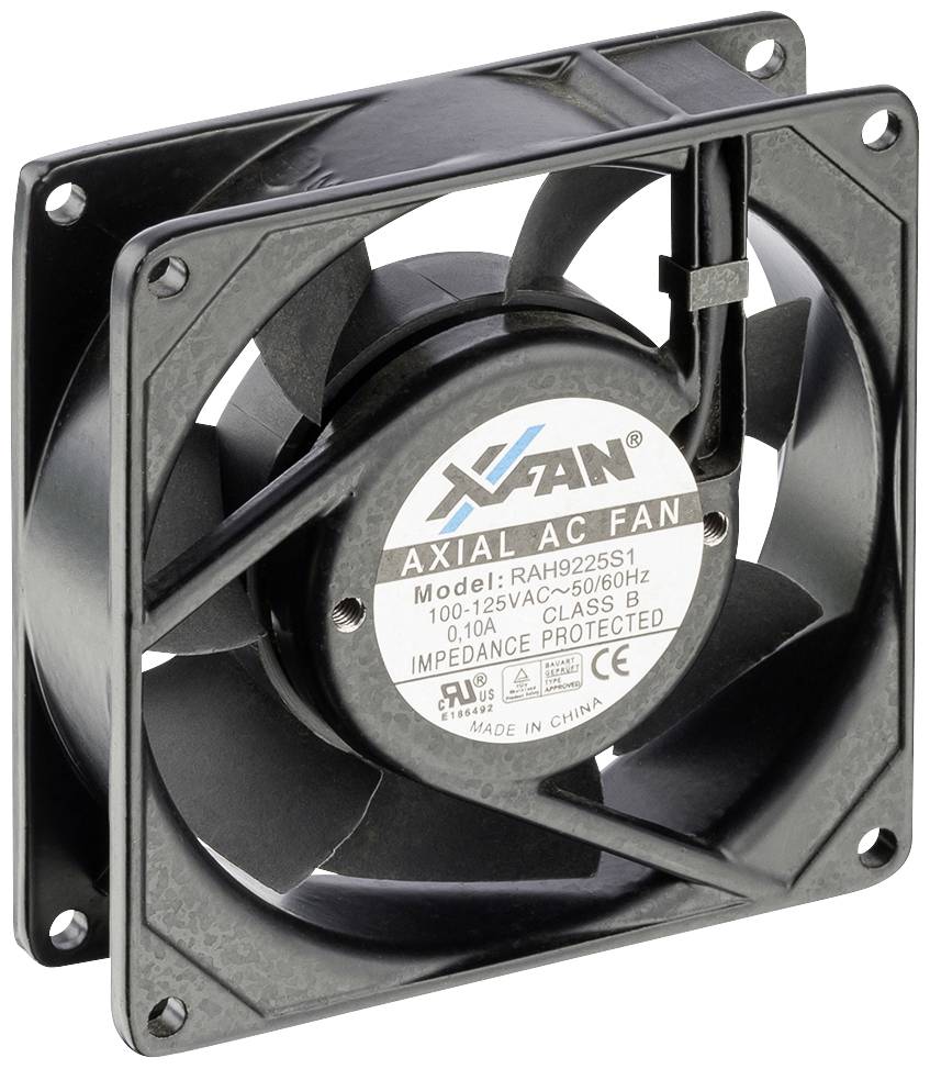 X-Fan RAH9225S1 Wentylator osiowy 230 V/AC 34 m³/h (D x S x W) 92 x 92 x 25 mm - obrazek 1