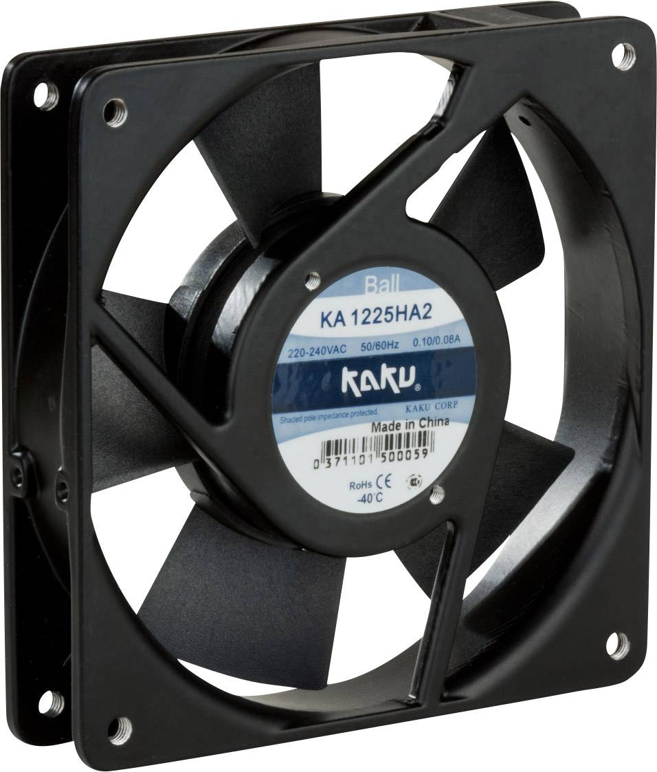 Wentylator osiowy SEPA KA1225HA2BMT, 230 V/AC, 112.2 m³/h, (D x S x W) 120 x 120 x 25 mm - obrazek 1