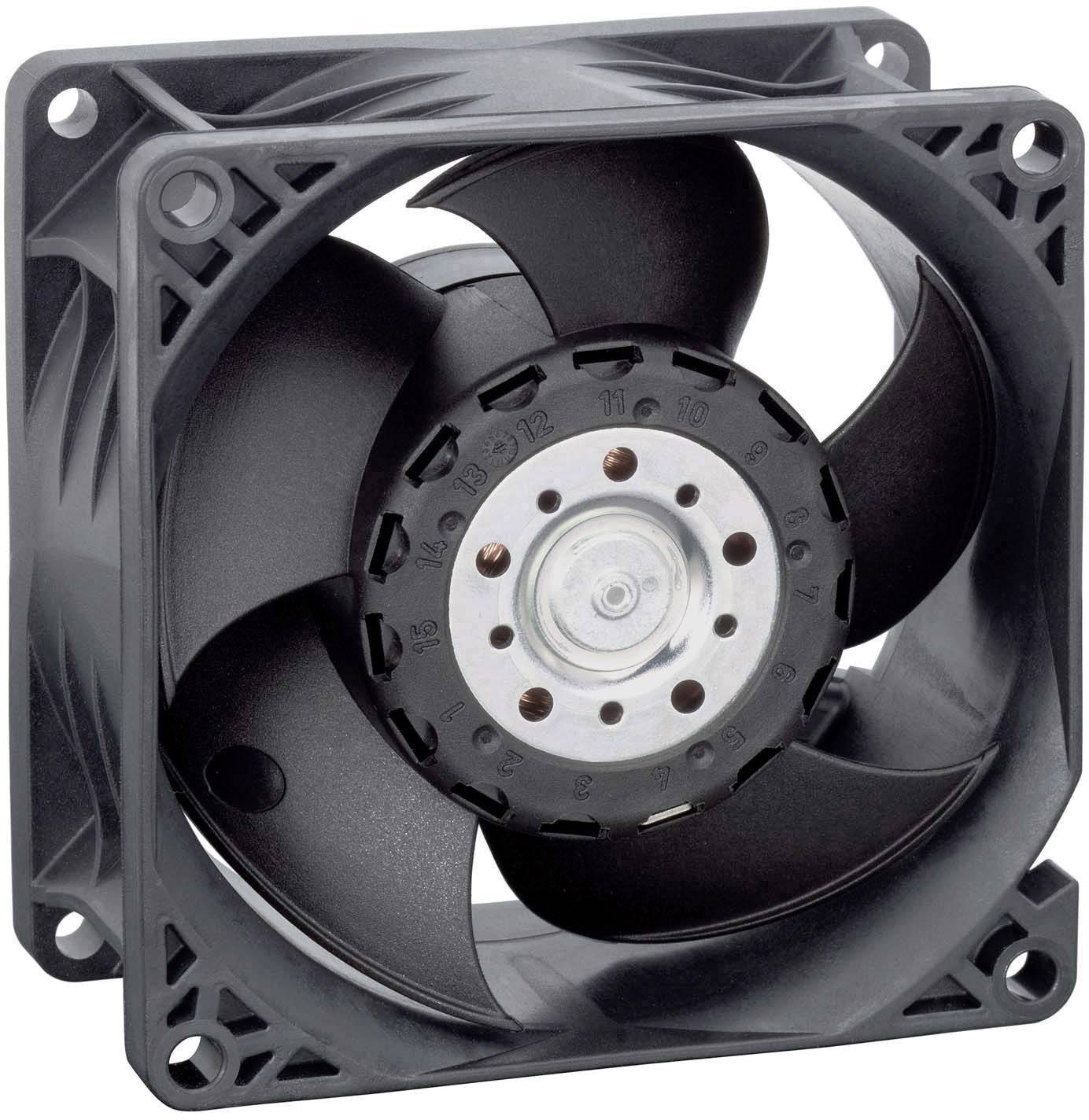 Wentylator osiowy EBM Papst 8214J/2H4P, 24 V/DC, 220 m³/h, (D x S x W) 80 x 80 x 38 mm - obrazek 1