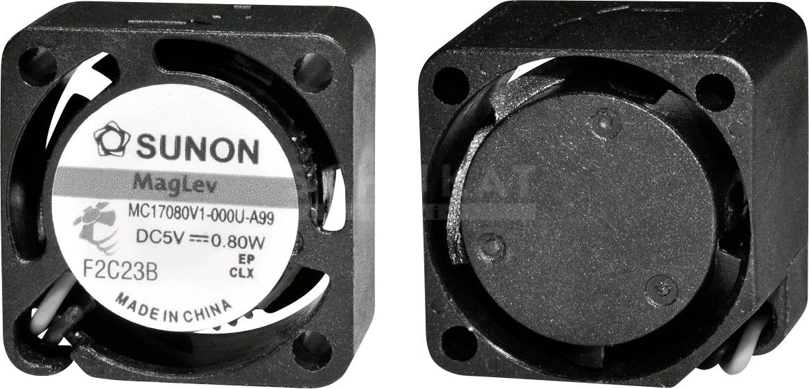 Wentylator osiowy Sunon MF17080V11000UA99, 5 V/DC, 1.52 m³/h, (D x S x W) 17 x 17 x 8 mm - obrazek 1