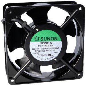 Sunon DP201A-2123HBL.S.GN Wentylator osiowy 230 V/AC 144.38 m³/h (D x S x W) 38 x 120 x 120 mm Sunon DP201A-2123HBL.S.GN Wentylator osiowy 230 V/AC 144.38 m³/h (D x S x W) 38 x 120 x 120 mm