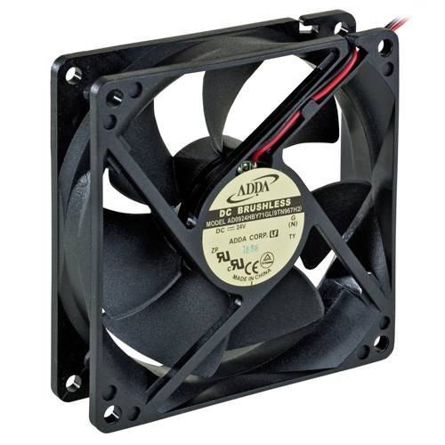 Wentylator osiowy ADDA AD0924HB-Y71GL, 24 V/DC, 113 m³/h, (D x S x W) 92 x 92 x 32 mm