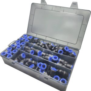 Złącze pneumatyczne TRU COMPONENTS TC-Fitting set – 12 mm Średnica rury: 12 mm 50 szt. Złącze pneumatyczne TRU COMPONENTS TC-Fitting set – 12 mm Średnica rury: 12 mm 50 szt.