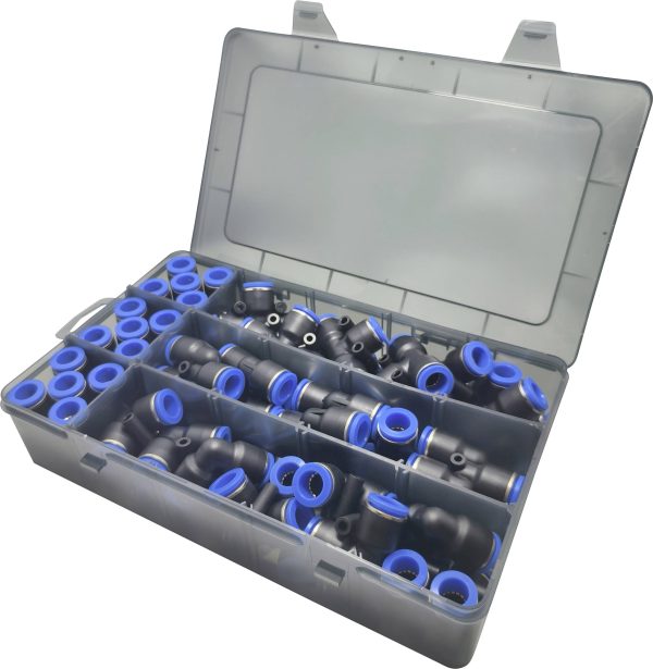 Złącze pneumatyczne TRU COMPONENTS TC-Fitting set – 12 mm Średnica rury: 12 mm 50 szt.