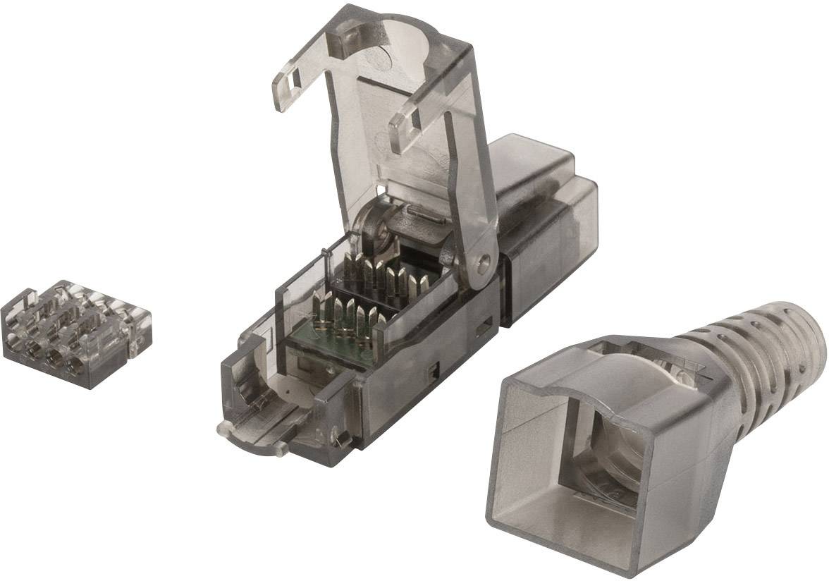adapter RJ45 Digitus Telekommunikations-/ Datentechnik-Steckverbinder DN-93633, CAT 6a, 1 szt. - obrazek 1