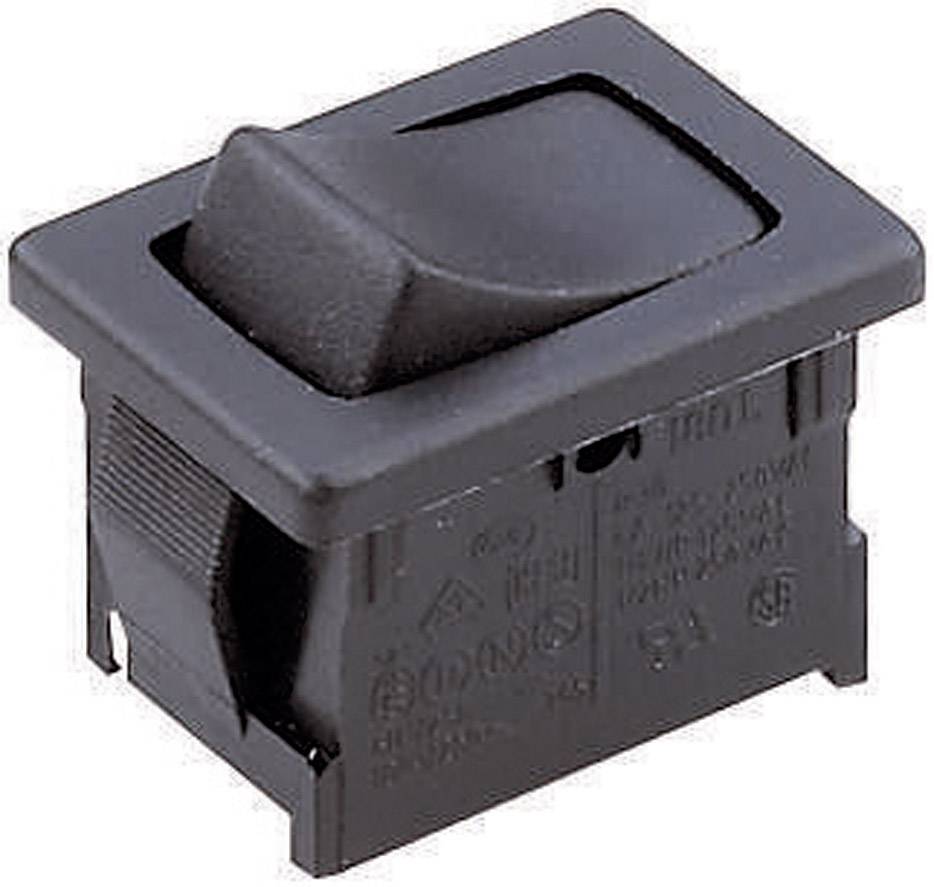 Przełącznik kołyskowy Marquardt 1808.1102, 250 V/AC, 6 A, 1 x wł/wył/wł, IP40, zatrzask/0/zatrzask, 1 szt. - obrazek 1