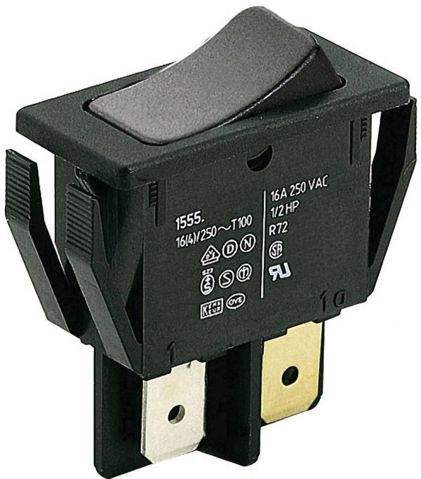 Marquardt 1803.5102 Przełącznik kołyskowy 01803.5102-00 250 V/AC 6 A 1 x wł/wł IP40 zatrzask 1 szt.