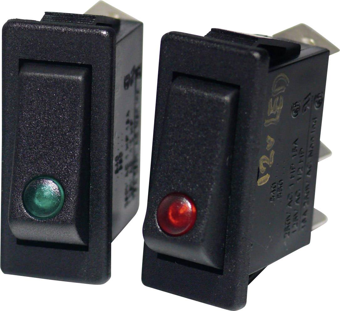 Arcolectric (Bulgin Ltd.) C5503PLLAA Przełącznik kołyskowy C5503PLLAA 250 V/AC 16 A zatrzask 1 szt. - obrazek 1