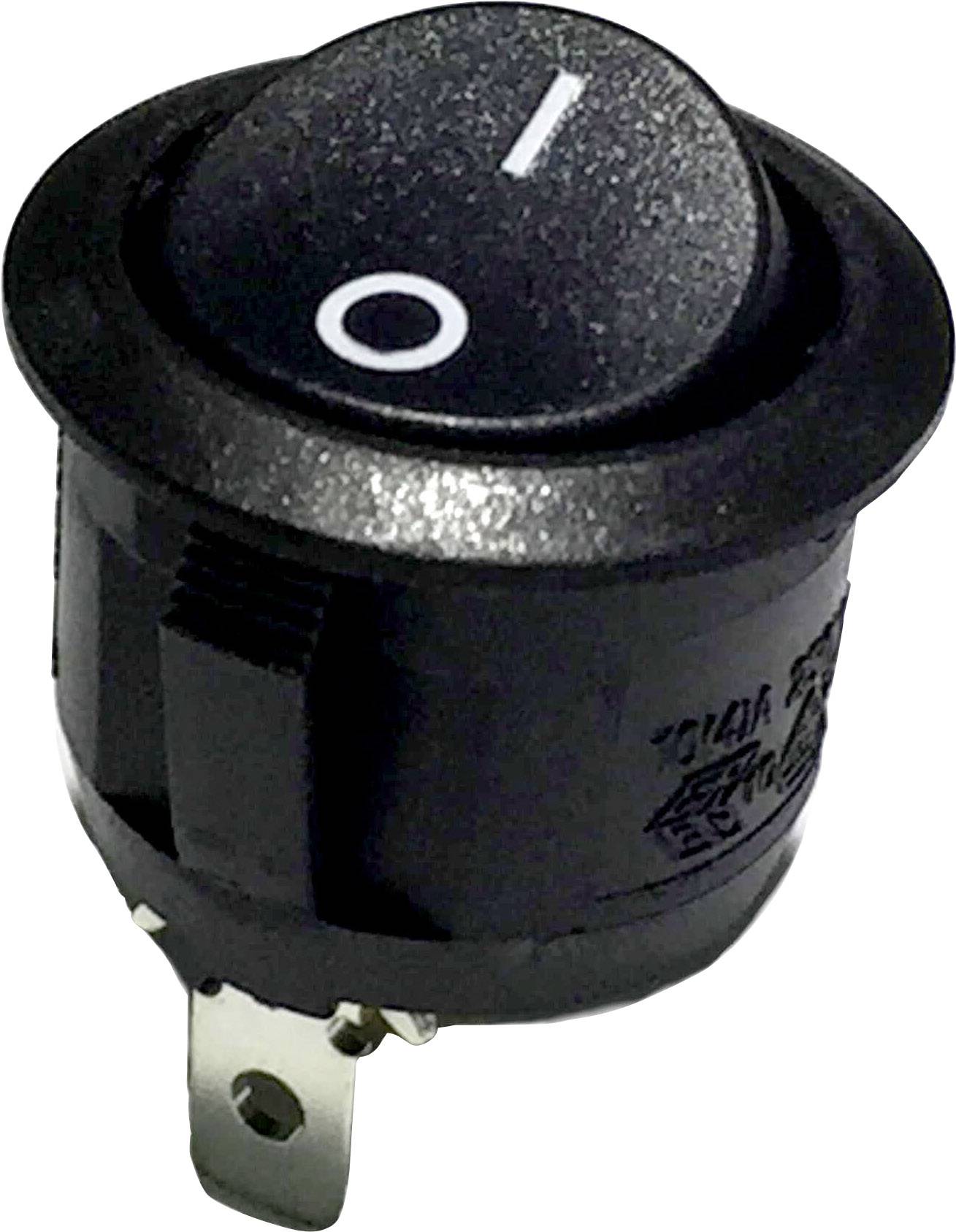 TRU COMPONENTS 700185 Przełącznik kołyskowy R13-112A B/B 0-I 250 V/AC 6 A 1 x wył/wł zatrzask 1 szt. - obrazek 1