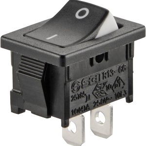 TRU COMPONENTS 1587504 Przełącznik kołyskowy TC-R13-66A3-02 250 V/AC 6 A 1 x wył/wł zatrzask 1 szt. sztuka