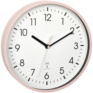 TFA Dostmann 60.3550.16 Sterowany radiowo Zegar ścienny 24.5 cm x 42 mm różowy TFA Dostmann 60.3550.16 Sterowany radiowo Zegar ścienny 24.5 cm x 42 mm różowy
